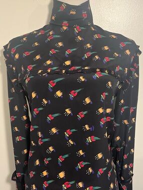 Vtg Chloe silk top